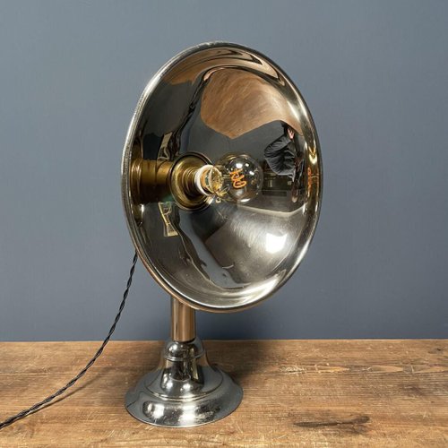 Antique store heat lamp