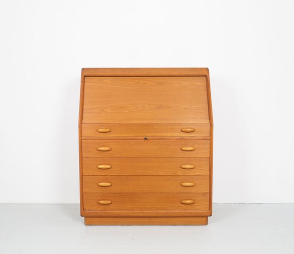 Vintage Teak Sekretär von Dyrlund, 1960er bei Pamono kaufen