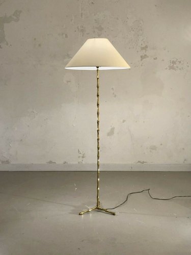 Mid Century French Bamboo Floor Lamp By, Bamboo Look Table Lamp