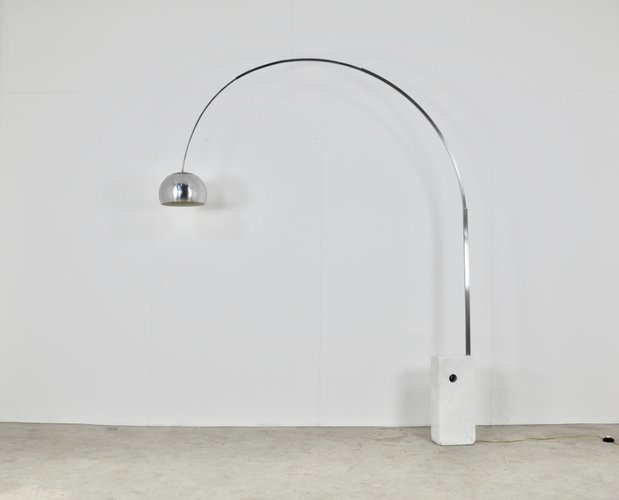 Italian Arco Floor Lamp By Achille, Arco Floor Lamp Knock Off