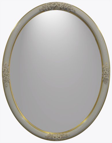 Bud Decoration By Giulio Tucci, Rose Gold Shabby Chic Mirror