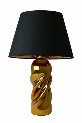 Little Crush Ii Table Lamp With Gold, Gold Base Table Lamp With Black Shade