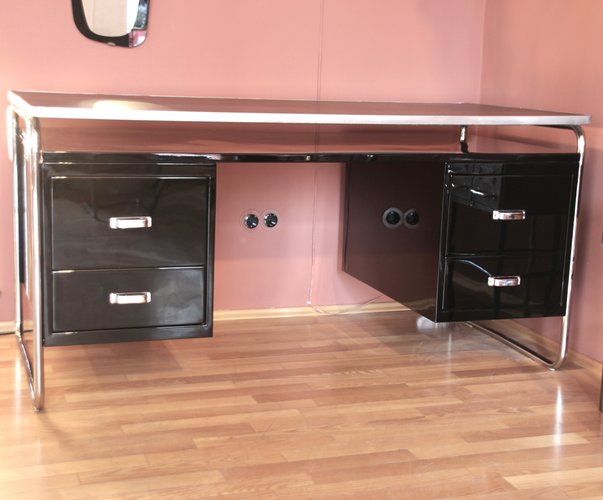 Stahl RA44 Schreibtisch von Mauser Werke Waldeck, 1950er bei Pamono kaufen