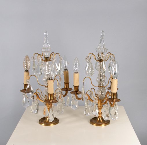 Crystal Chandelier Table Lamps France, Crystal Candle Chandelier Standard Sizes