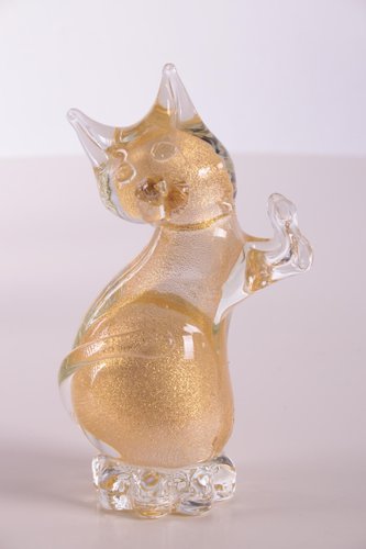 Cat lovers Cat Glass figurine Kitten figurine Glass Animals