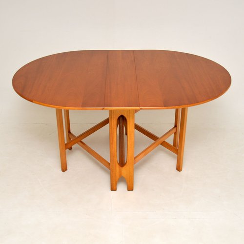 Vintage Teak Drop Leaf Dining Table For At Pamono Vintage Teak Drop Leaf Dining Table For, Vintage Drop Leaf Dining Table And Chairs