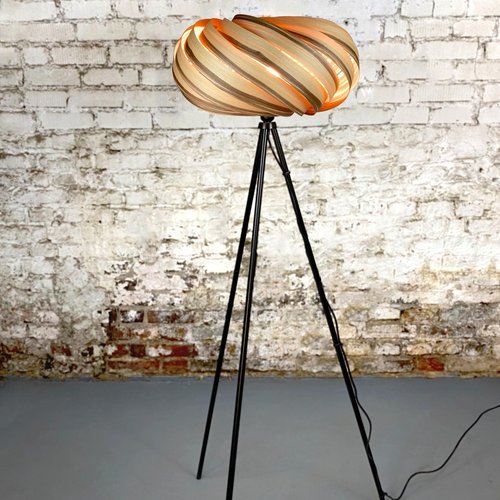 Quiescenta Tripod Floor Lamp in Olive Ash by Gofurnit for sale at