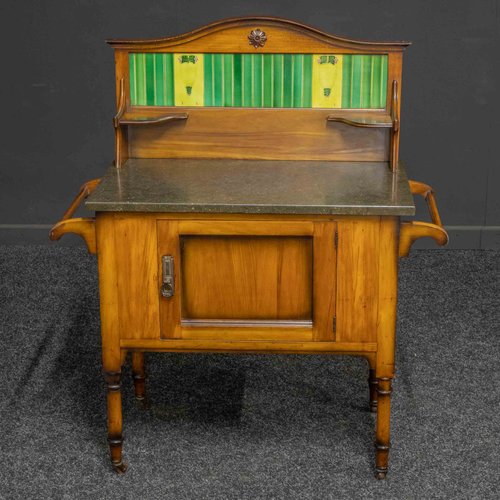 Vintage Birch Edwardian Washstand