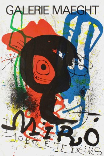 Expo 73, Galerie Maeght Poster, Joan Miro Sobreteixims for sale at