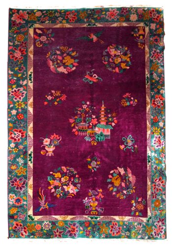Antique Chinese Art Deco Rug 1920s For, Chinese Art Deco Rugs