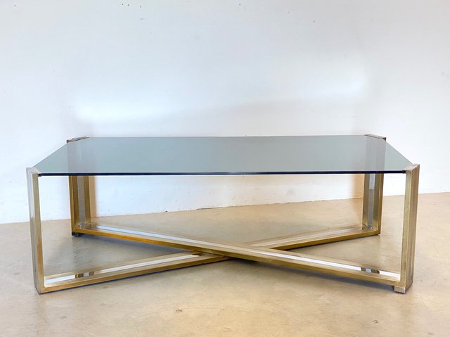 Coffee Table 1970s For At Pamono, Big Square Coffee Table Glass