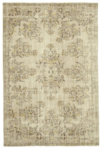 Vintage Turkish Beige Area Rug for sale at Pamono