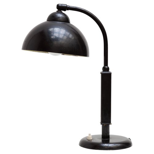 Bauhaus Black Desk Lamp By Dell For Kaiser 1930s At Pamono Desk Lamp By Dell, Antique Black Desk Lamp