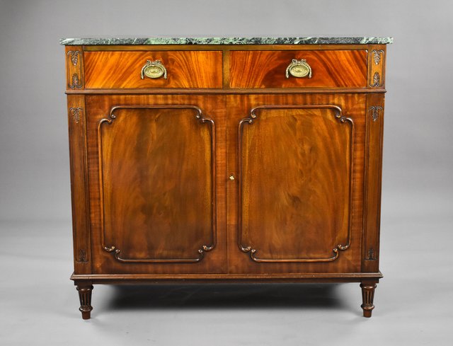 Antiker Besteckschrank aus Mahagoni bei Pamono kaufen