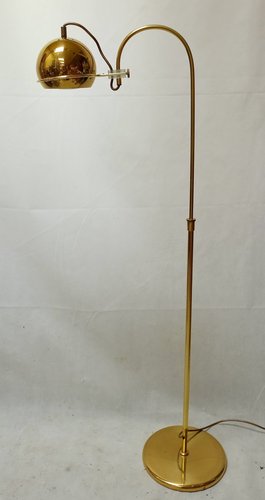 Golden Floor Lamp In Brass 1970s For, Gold Floor Lamp