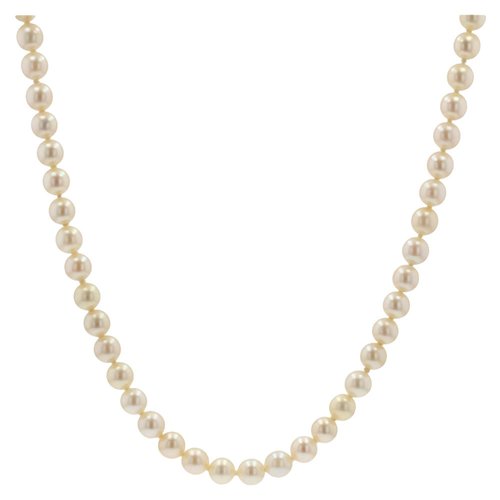 Collier Vintage Années 50 – Boules Croissantes En Plastique Bleu Nacré – Ras De Cou