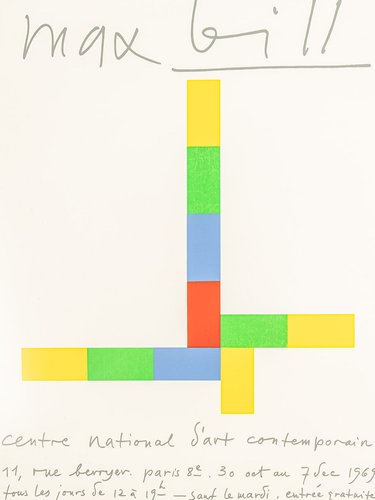 Max Bill マックス・ビル　2008年ヴィンテージポスター Max Bill マックス・ビル 2008年ヴィンテージポスター Vintage