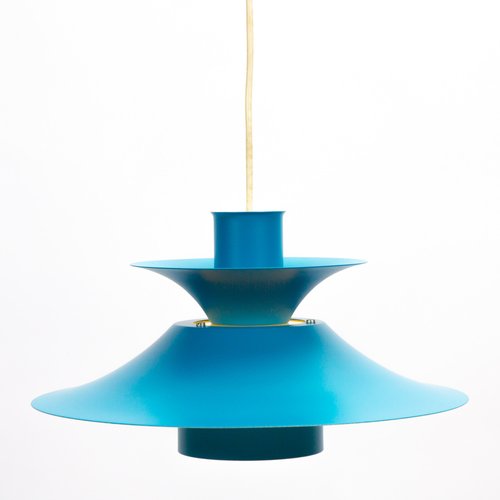 Vintage Danish Turquoise Pendant Lamp From Lyfa For At Pamono - Turquoise Pendant Light