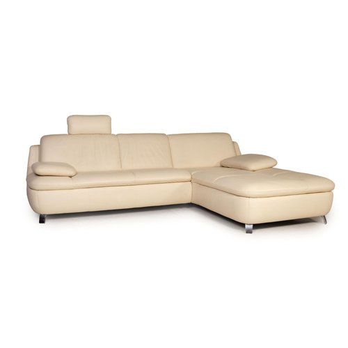 mondo cream leather sofa from hukla for sale at pamono