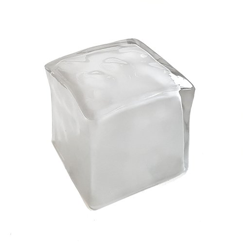 Frosted Glass Ice Cube Table Lamp from Ikea 1990s for sale at Pamono