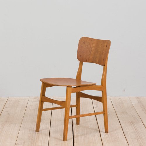 Mid-Century Teak Desk Chair in the Style of Børge Mogensen for sale at Pamono