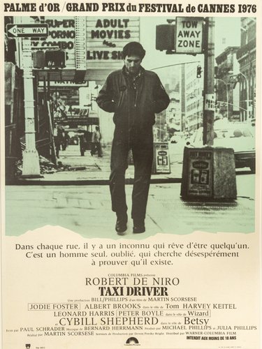 Taxi Driver Robert De Niro Poster, 1970s for sale at Pamono