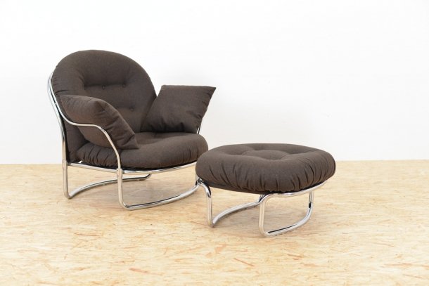 Lounge Chair And Ottoman Set By Carlo De Carli For Cinova Lounge Chair And Ottoman Set By Carlo De Carli For Cinova