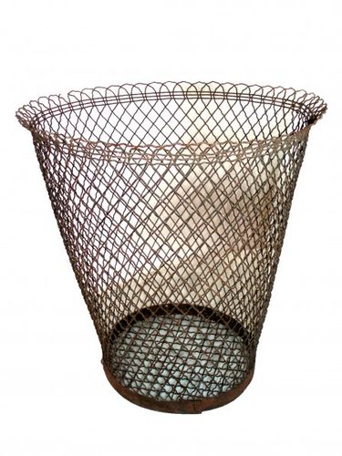 Cesto para basura industrial, años 50 en venta en Pamono