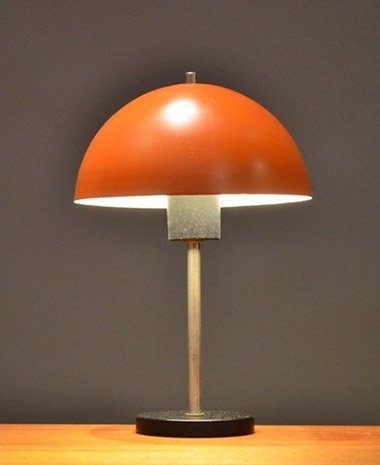 Vintage Orange Table Lamp For Sale At Pamono