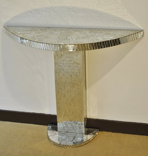 Verspiegelte Mosaik Konsole von Eugene C, 1970er bei Pamono kaufen