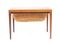 Vintage Rosewood Sewing Table by Severin Hansen for Haslev 2