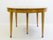 Vintage Round Cherry Extendable Dining Table, 1970s 1