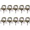 Customizable Teak Dining Chairs by Kai Kristiansen for Schou Andersen, 1960s, Set of 10 6