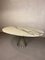 Large Oval Marble Dining Table with Iron Base 3