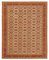 Red Oriental Handmade Wool Oushak Carpet 2