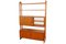 Mid-Century Teak Raumteiler mit Barschrank 3