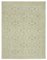 Beige Turkish Hand Knotted Wool Oushak Carpet 2