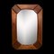 Art Deco Dutch Solid Oak Mirror 1