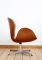 Leder Swan Chair von Arne Jacobsen für Fritz Hansen, 1965 4