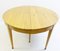 Vintage Round Cherry Extendable Dining Table, 1970s 3