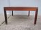 Viereckiger skandinavischer Vintage Palisander Couchtisch 7