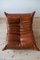 Vintage Whiskey Brown Togo Lounge Chair by Michel Ducaroy for Ligne Roset, 1973, 2