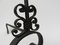 French Wrought Iron Andirons, 1900, Set of 2 4