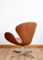Leder Swan Chair von Arne Jacobsen für Fritz Hansen, 1965 13
