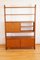 Divisorio Mid-Century in teak con mobile bar, Immagine 4