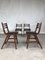 Mid-Century Oak Dining Chairs, 1950s, Set of 4, Image 4