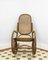 Rocking Chair Antique en Roseau par Michael Thonet pour Thonet 15