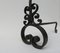French Wrought Iron Andirons, 1900, Set of 2 11