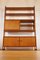 Mid-Century Teak Raumteiler mit Barschrank 7