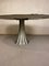 Large Oval Marble Dining Table with Iron Base 8